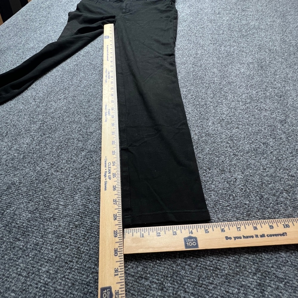 Chico's So Slimming Black Straight Leg Pants Size 0.5 Regular Stretch Ponte - Picture 7 of 9